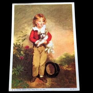 Master‎ Simpson vintage litho art print by Arthur William Davis